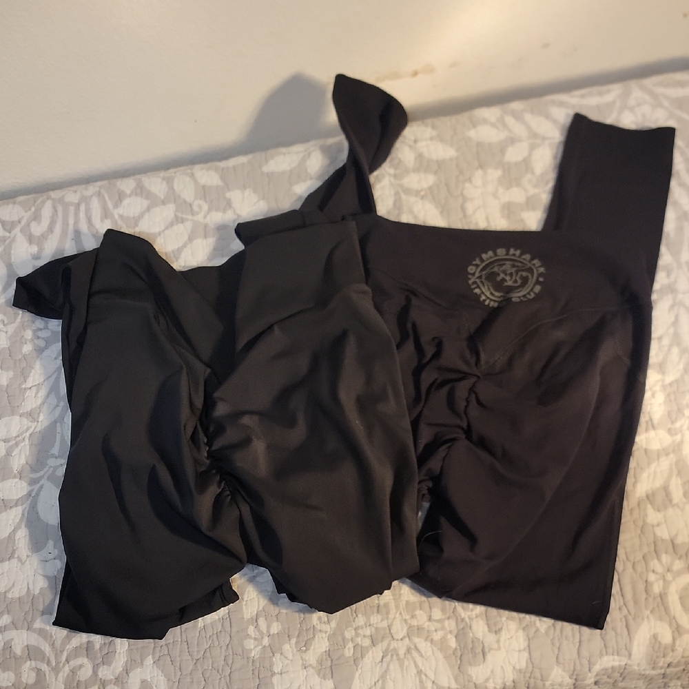 Gymshark Black Workout Leggings X2